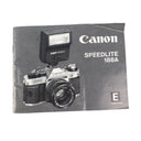 Canon Speedlite 188A  Instruction Manual