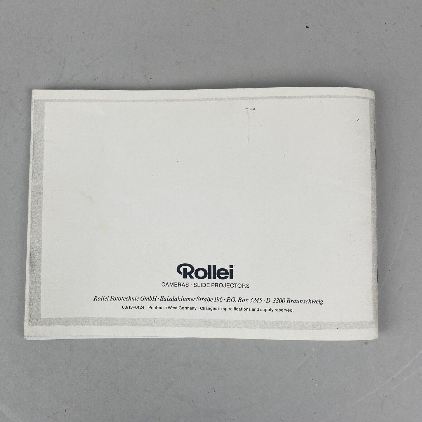 Rollei Rolleiflex SL 2000F Handbook  Instruction manual guide Copy