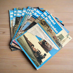 12 ISSUES of Model Railroader Magazine 1968 - Vintage