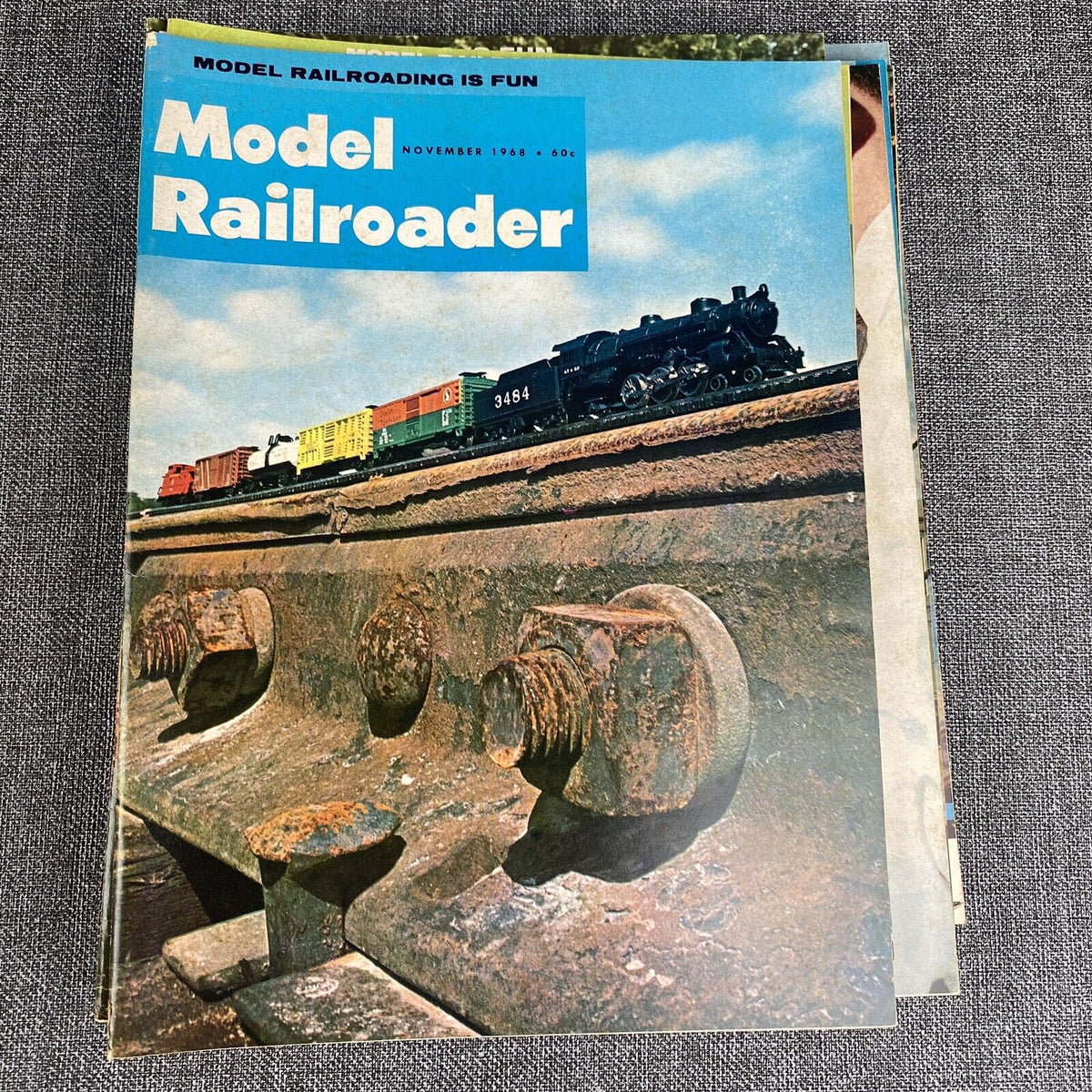 12 ISSUES of Model Railroader Magazine 1968 - Vintage