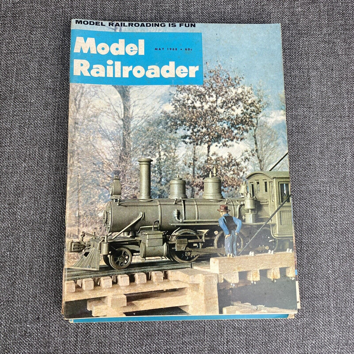 12 ISSUES of Model Railroader Magazine 1968 - Vintage