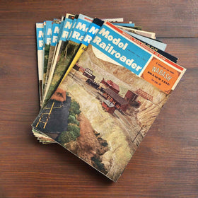 12 ISSUES of MODEL RAILROADER Magazine 1966