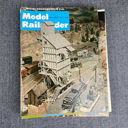 12 ISSUES of MODEL RAILROADER Magazine 1966