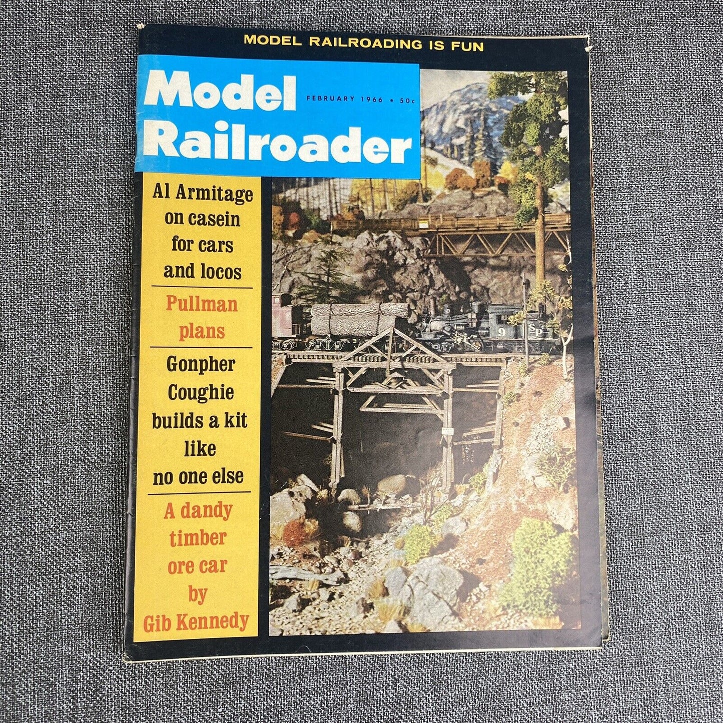 12 ISSUES of MODEL RAILROADER Magazine 1966