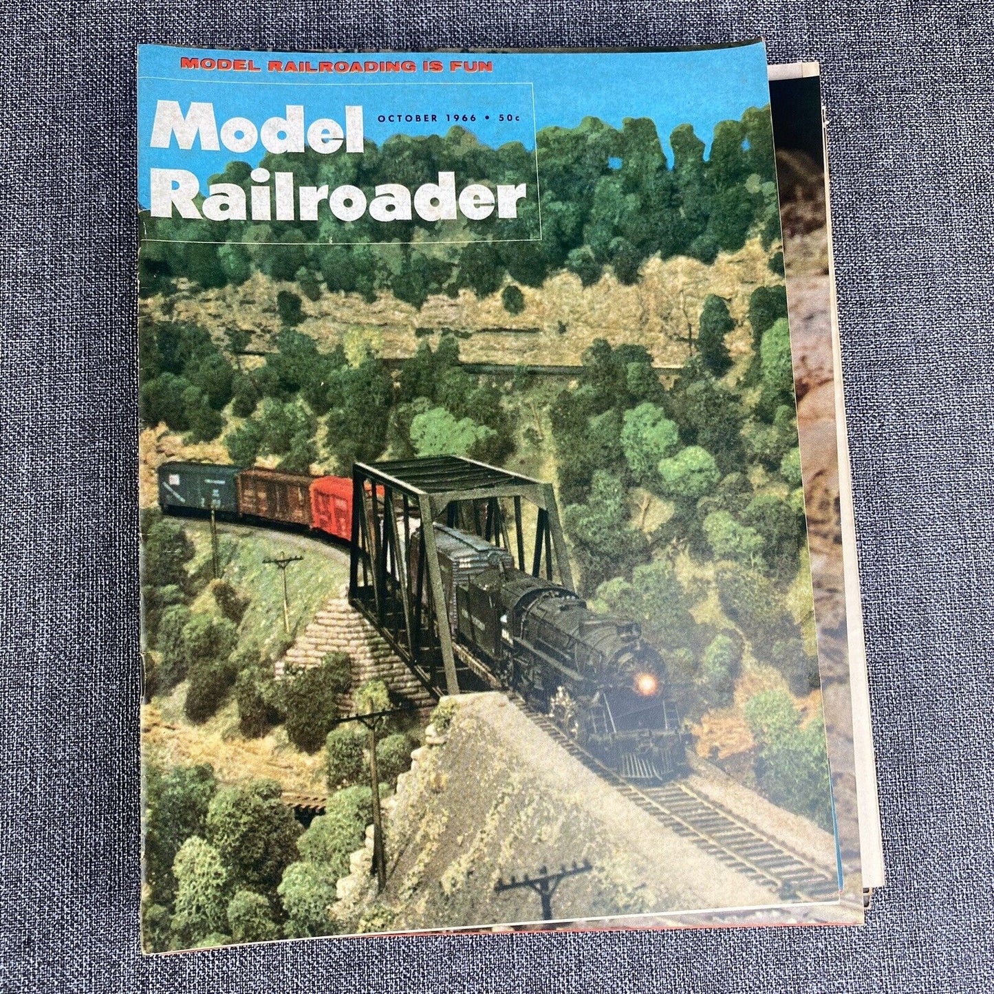 12 ISSUES of MODEL RAILROADER Magazine 1966