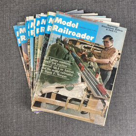 Model Railroader Magazine 1972  ALL 12 ISSUES  (Vintage)