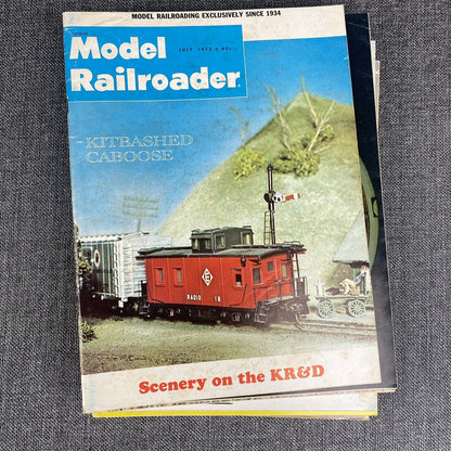 Model Railroader Magazine 1972  ALL 12 ISSUES  (Vintage)