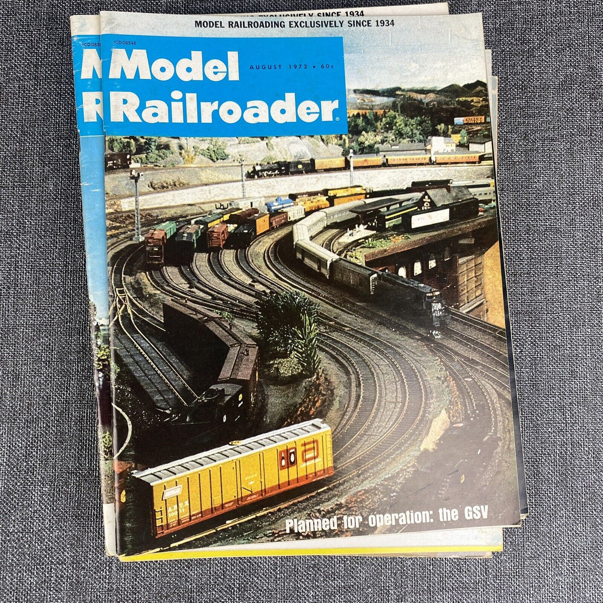 Model Railroader Magazine 1972  ALL 12 ISSUES  (Vintage)