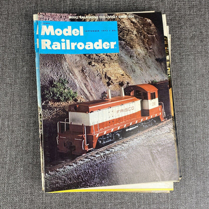 Model Railroader Magazine 1972  ALL 12 ISSUES  (Vintage)