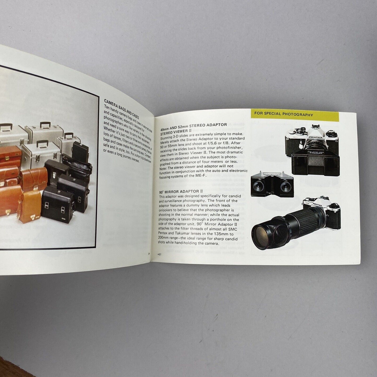 Pentax Lenses and Accessories Manual Guide Booklet 1980, 64 pages