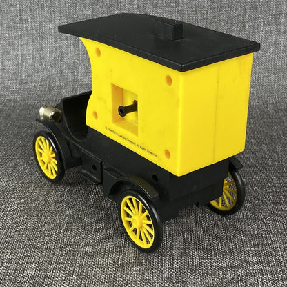 Coca-Cola Alarm Clock Delivery Truck Black and Yellow , Tested