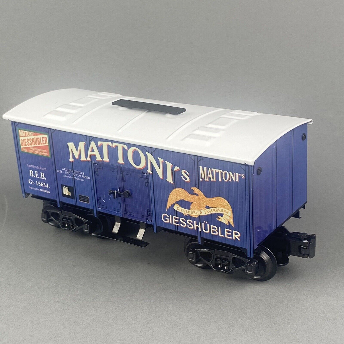 ETS O-gauge  Refrigerated Freight Car Mattoni's Mineral Water