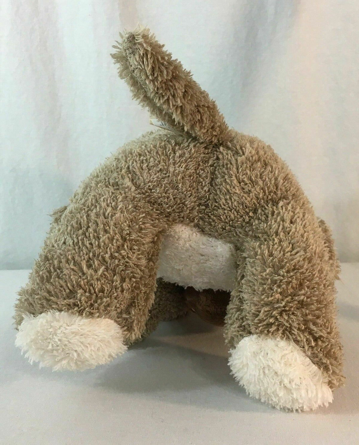 9" Dan Dee Plush Brown Elephant Stuffed Animal Heart Kiss Dandee Collectors