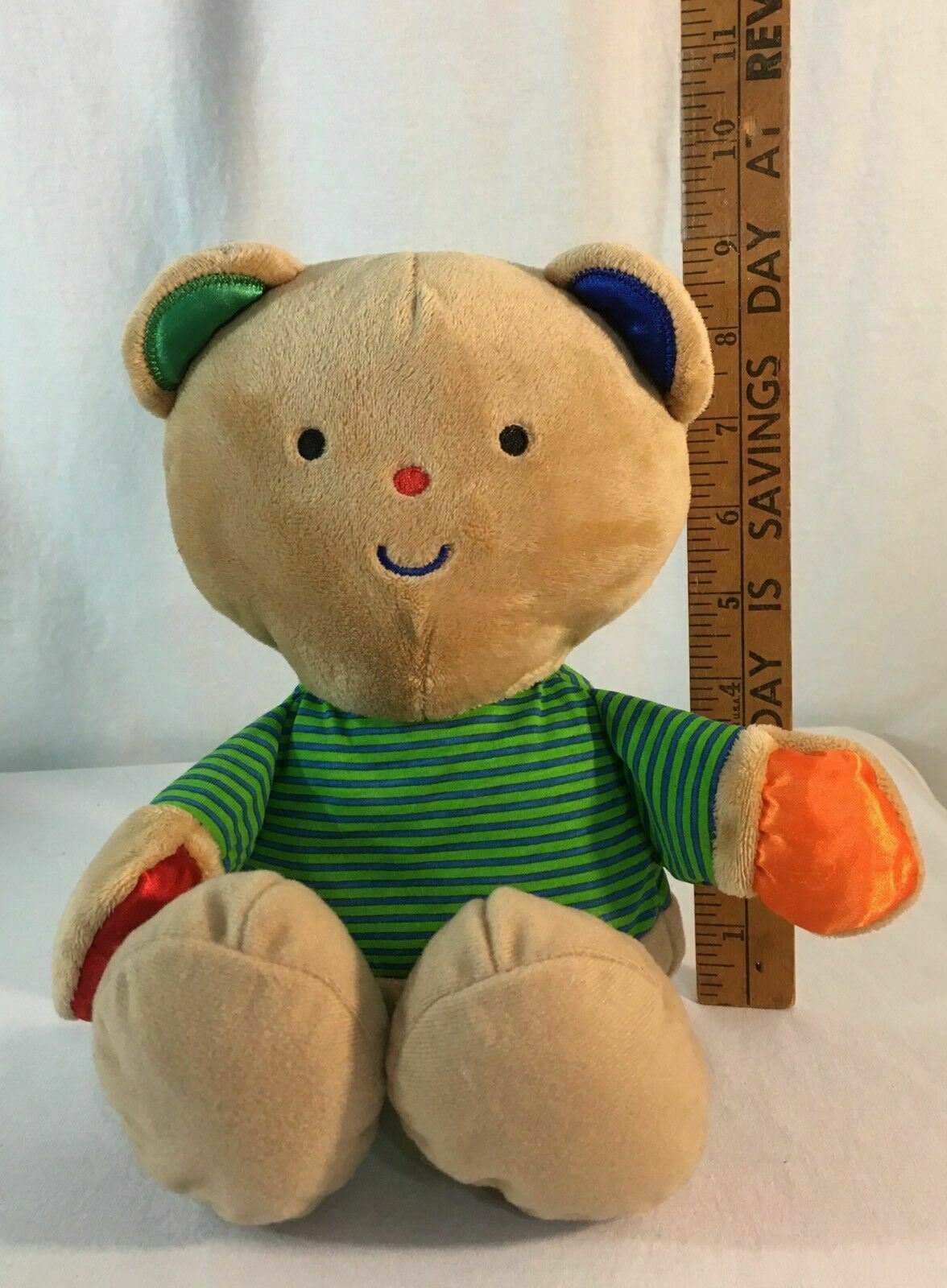 Melissa & Doug K's Kids Teddy Wear Plush Bear Stuffed Animal Toy Lovey 12"