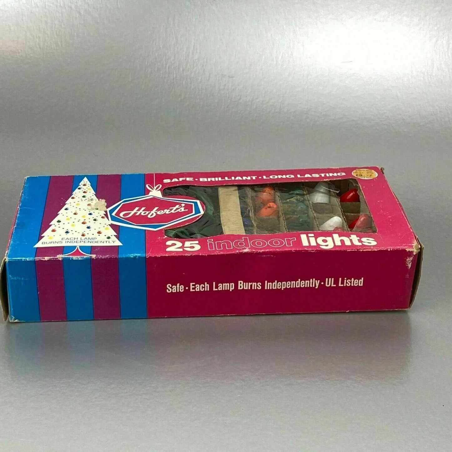 Hoferts #1040 Christmas Lights Made In USA  Vintage