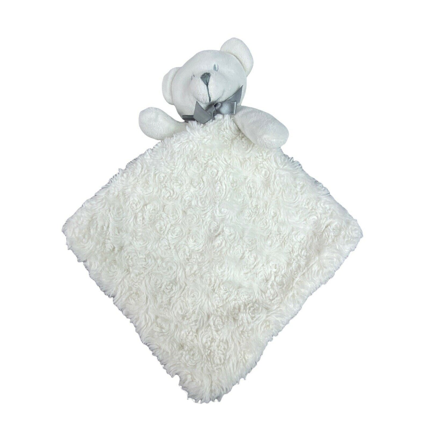 Blankets and Beyond Bear Plush Lovey (Light Gray)