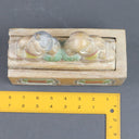 Set of 3 - Wooden Carved Box and Two Wooden Carved Figurines