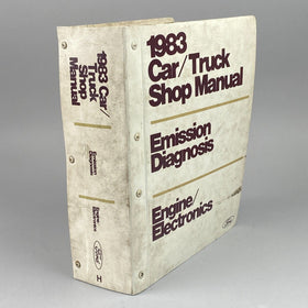 Ford 1983 Car/Truck Shop Manual Emission Diagnosis & Engine / Electronics