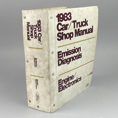 Ford 1983 Car/Truck Shop Manual Emission Diagnosis & Engine / Electronics