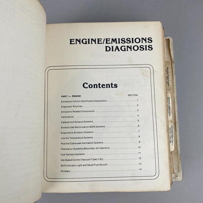 Ford 1983 Car/Truck Shop Manual Emission Diagnosis & Engine / Electronics