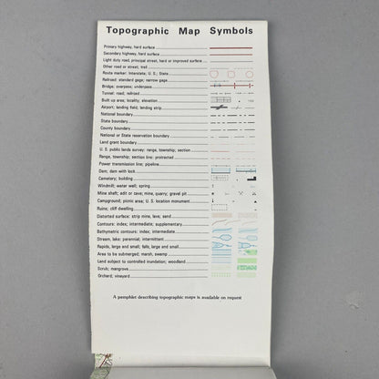 USGS Topographic Map 1985 Survey 30"x60" NC Salisbury 35080-E1-TM-100