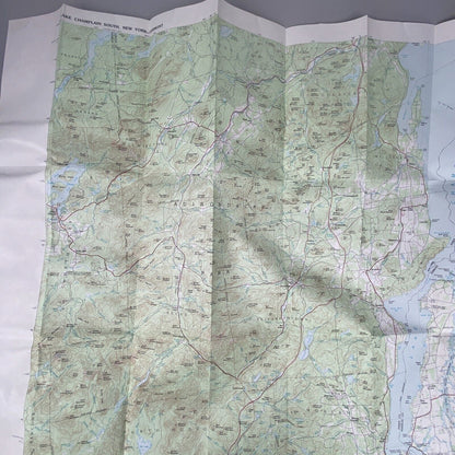 USGS Topographic Map 1986 Survey 30"x60" Lake Champlain South 44073-A1-TM-100