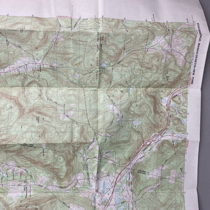 USGS Topographic Map 1987 Survey 30"x60" MA, NY Stockbridge 42073-C3-TM-025