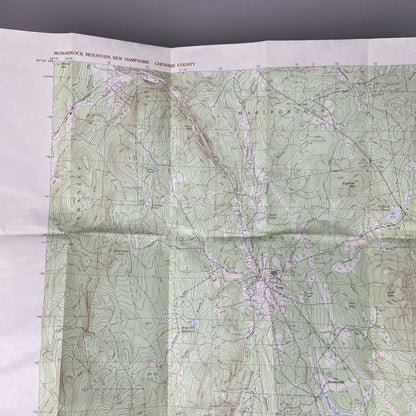 USGS Topographic Map 1984 Survey 30"x60" NH Marlborough 42072-H1-TM-025