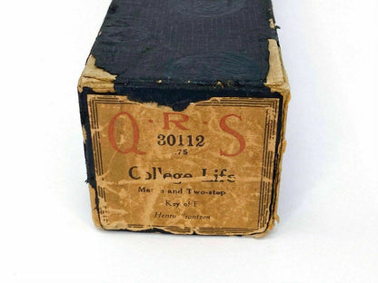 Original QRS Piano Roll - College Life 30112