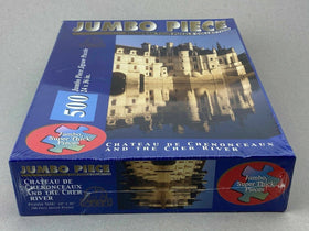 Jumbo European Tour  Chateau De Chenonce 500 Piece Jigsaw Puzzle  24"x36" New