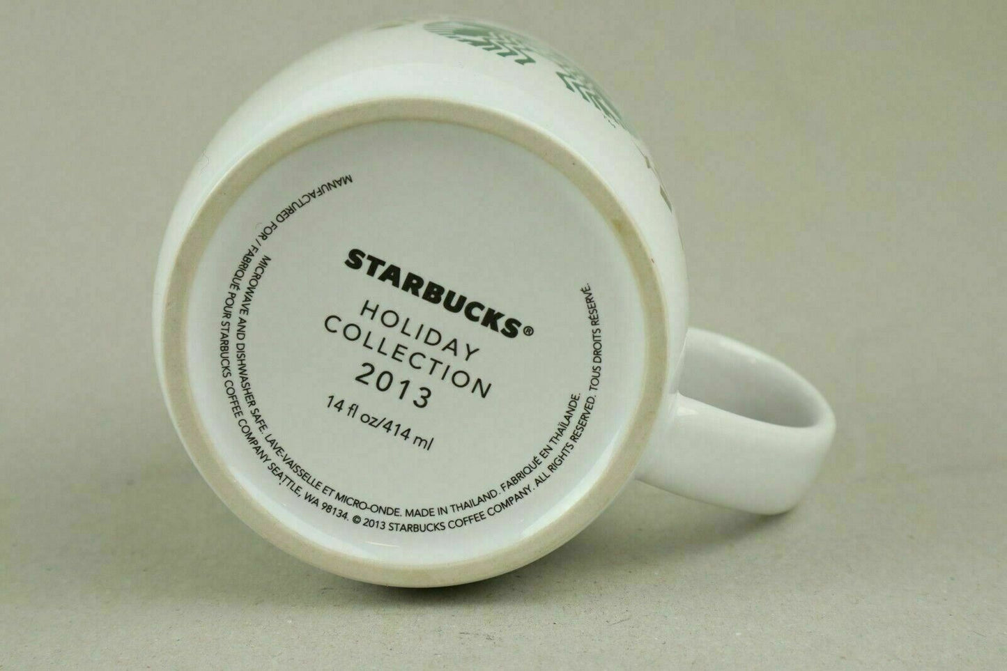 2013 Starbucks Christmas Coffee Mug Shared Moments Collectible NIB