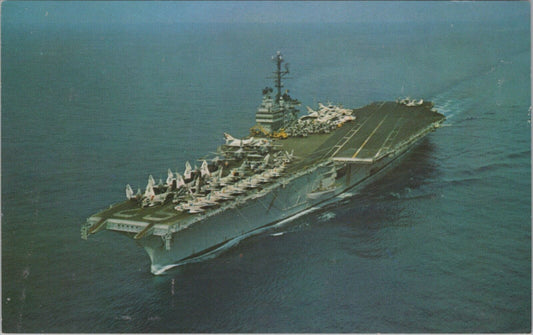 Vintage Postcard of the U.S.S. Independence, Official U.S. Navy Photo