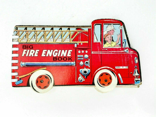 RARE - Big Fire Engine Book (1968) Virginia Brody - Children's Book