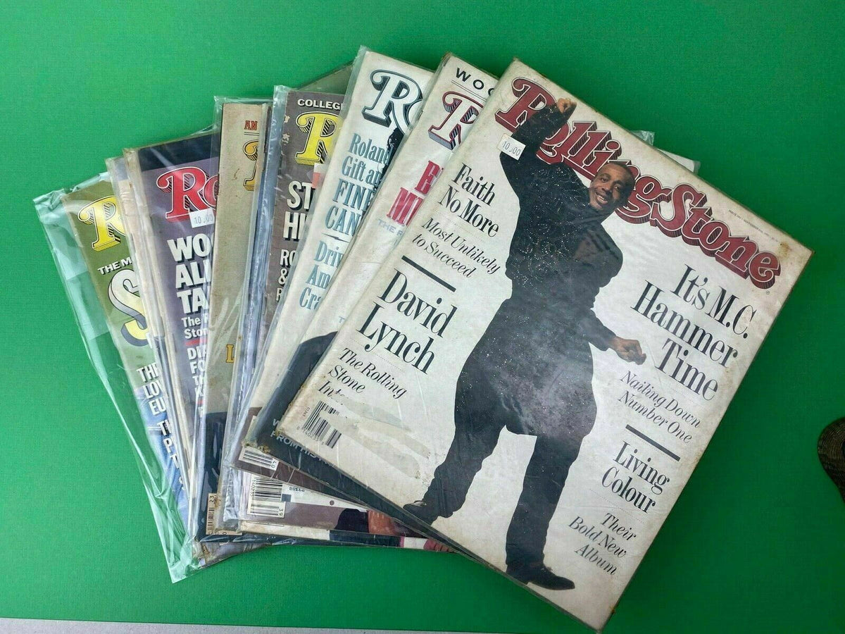 Rolling Stone Magazine Lot of 12 (Eddie Murphy, Woody Allen, Douglas, Spielberg)