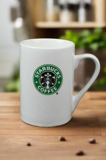 Starbucks Mermaid Logo 10 fl Oz. Ceramic Barrel Coffee Tea Mug Cup 2008