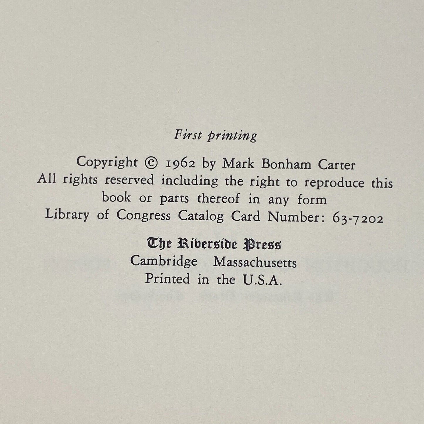 1963 The Autobiography Of Margot Asquith by Mark Bonham Carter