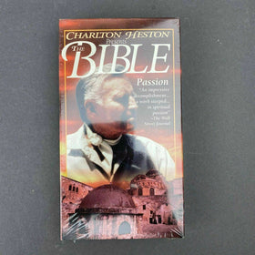 Charlton Heston Presents The Bible Passion VHS Tape Holy Land New & Sealed