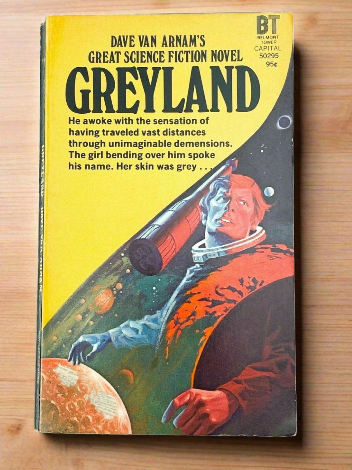 Greyland by Dave Van Arnam 1972 Belmont/Tower Books Paperback Vintage Sci-Fi