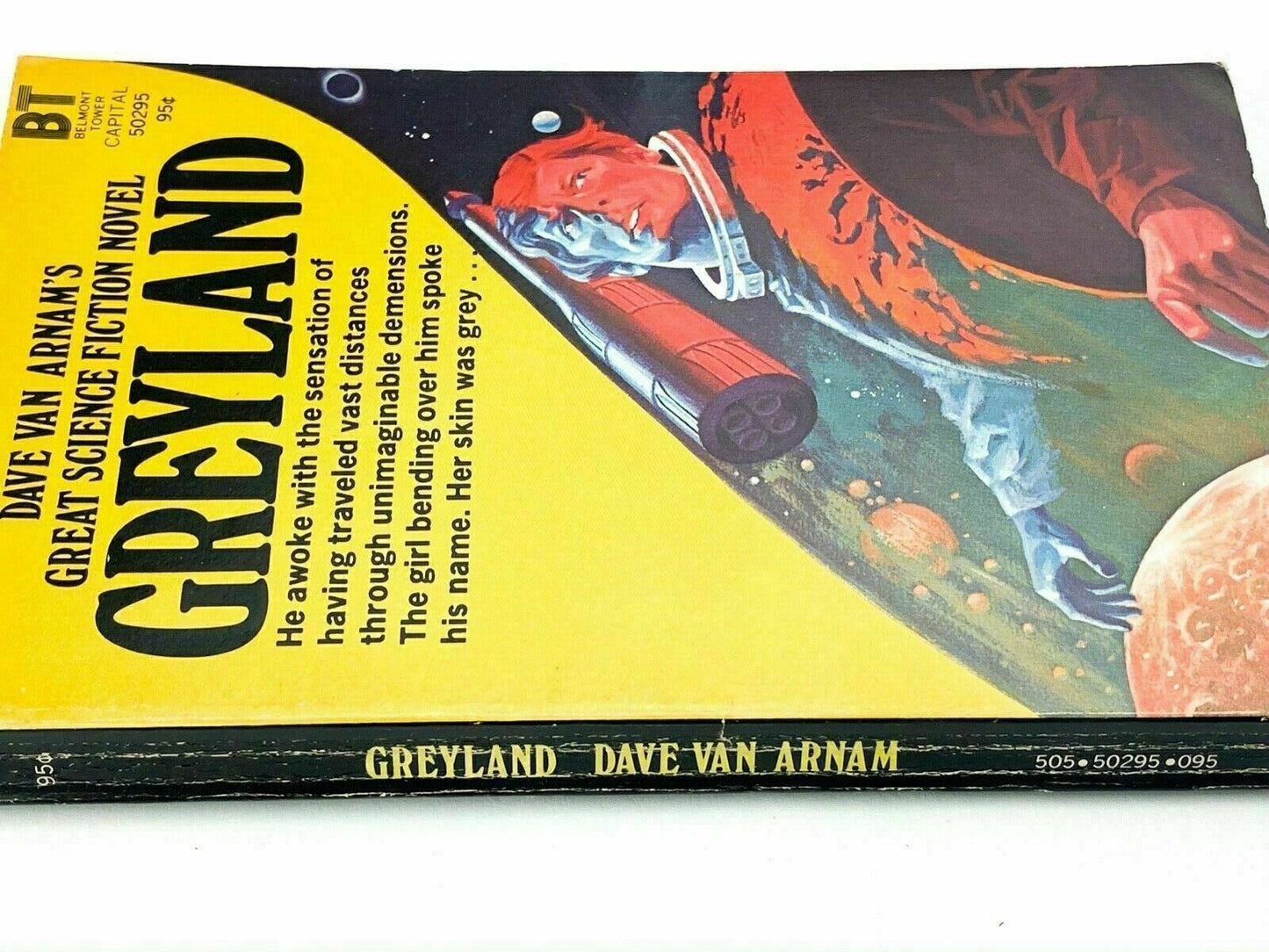 Greyland by Dave Van Arnam 1972 Belmont/Tower Books Paperback Vintage Sci-Fi