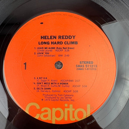 Helen Reddy Long Hard Climb Vinyl Record