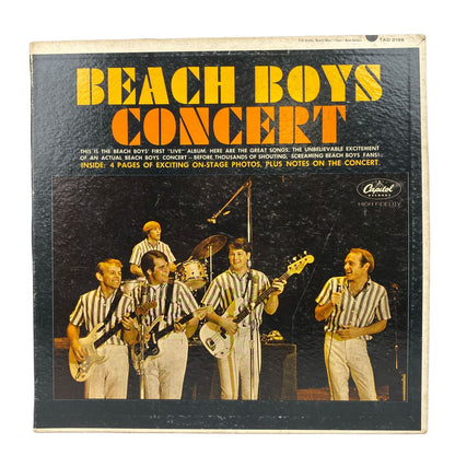 Beach Boys Concert LP Capital Records Vinyl Record