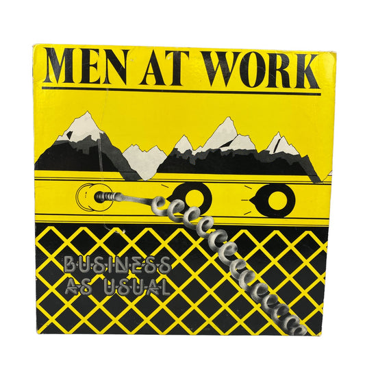 Men at Work Business as Usual Vinyl Record, Near Mint