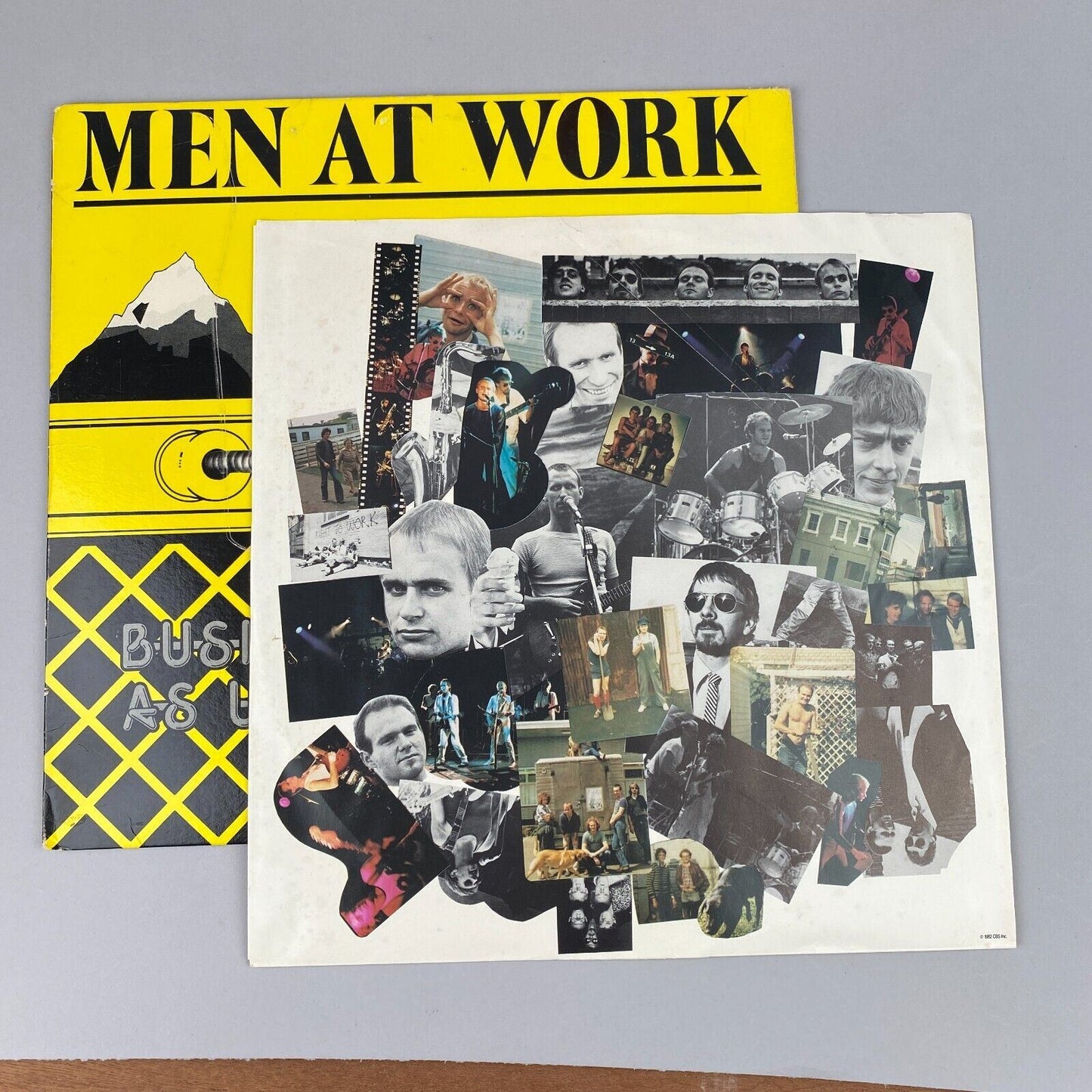 Men at Work Business as Usual Vinyl Record, Near Mint