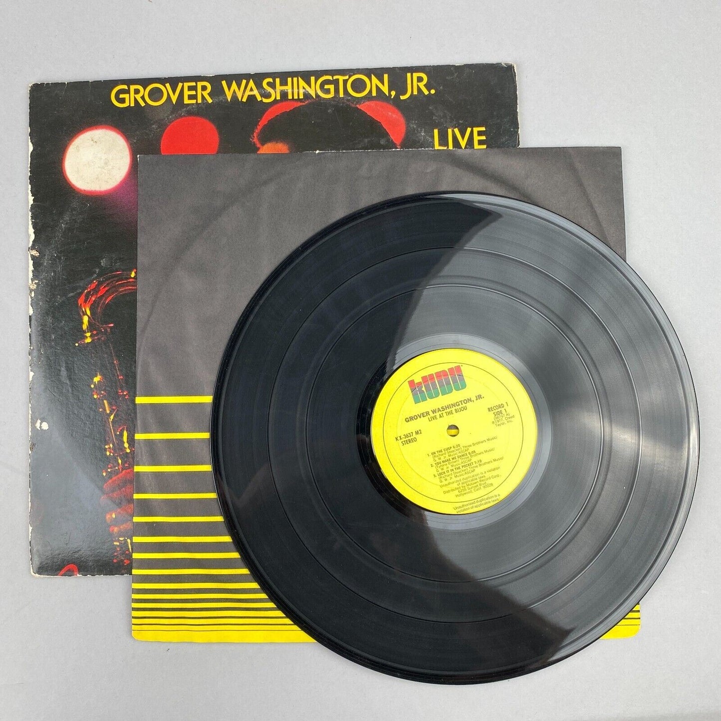 Grover Washington Jr. Live At The Bijou 1977 Double LP Vinyl 02135