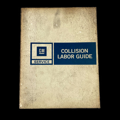 1974, 1975 General Motors Collision Labor Guide