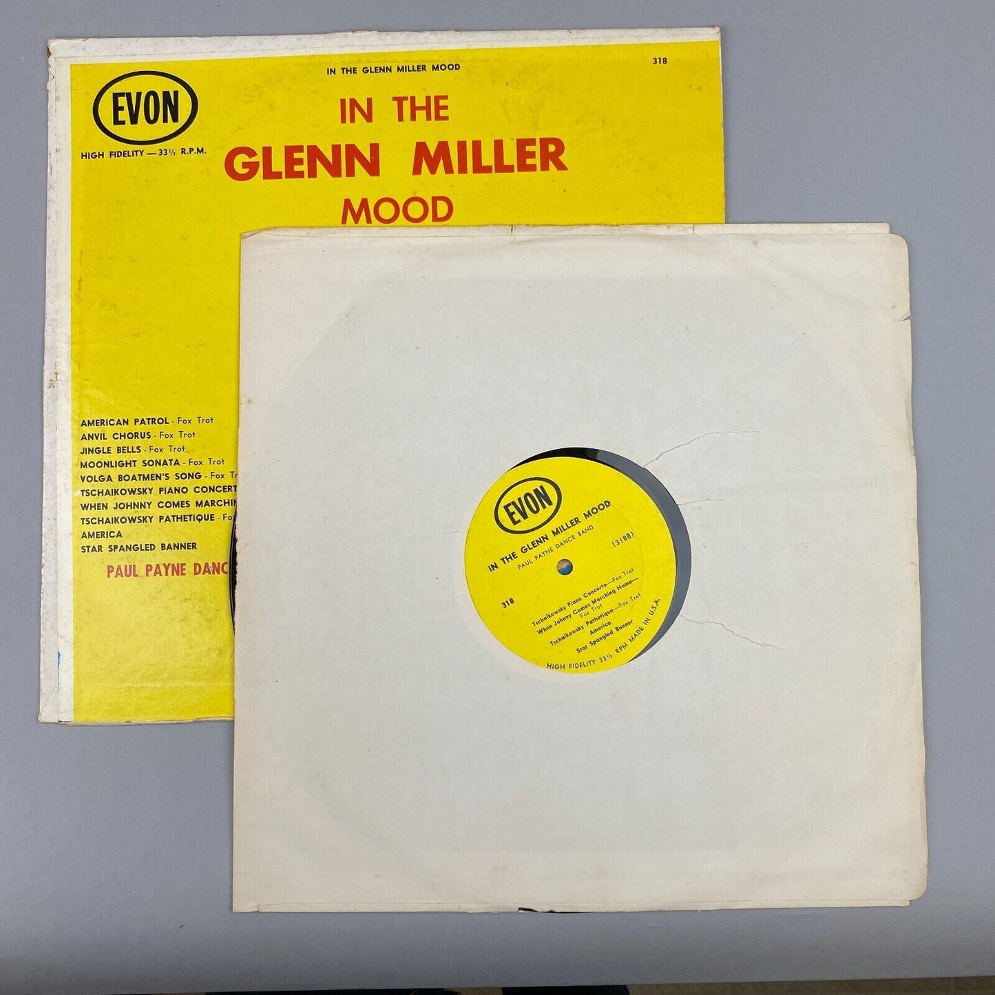 In the Glenn Miller Mood by Paul Payne Dance Band Vinyl Record