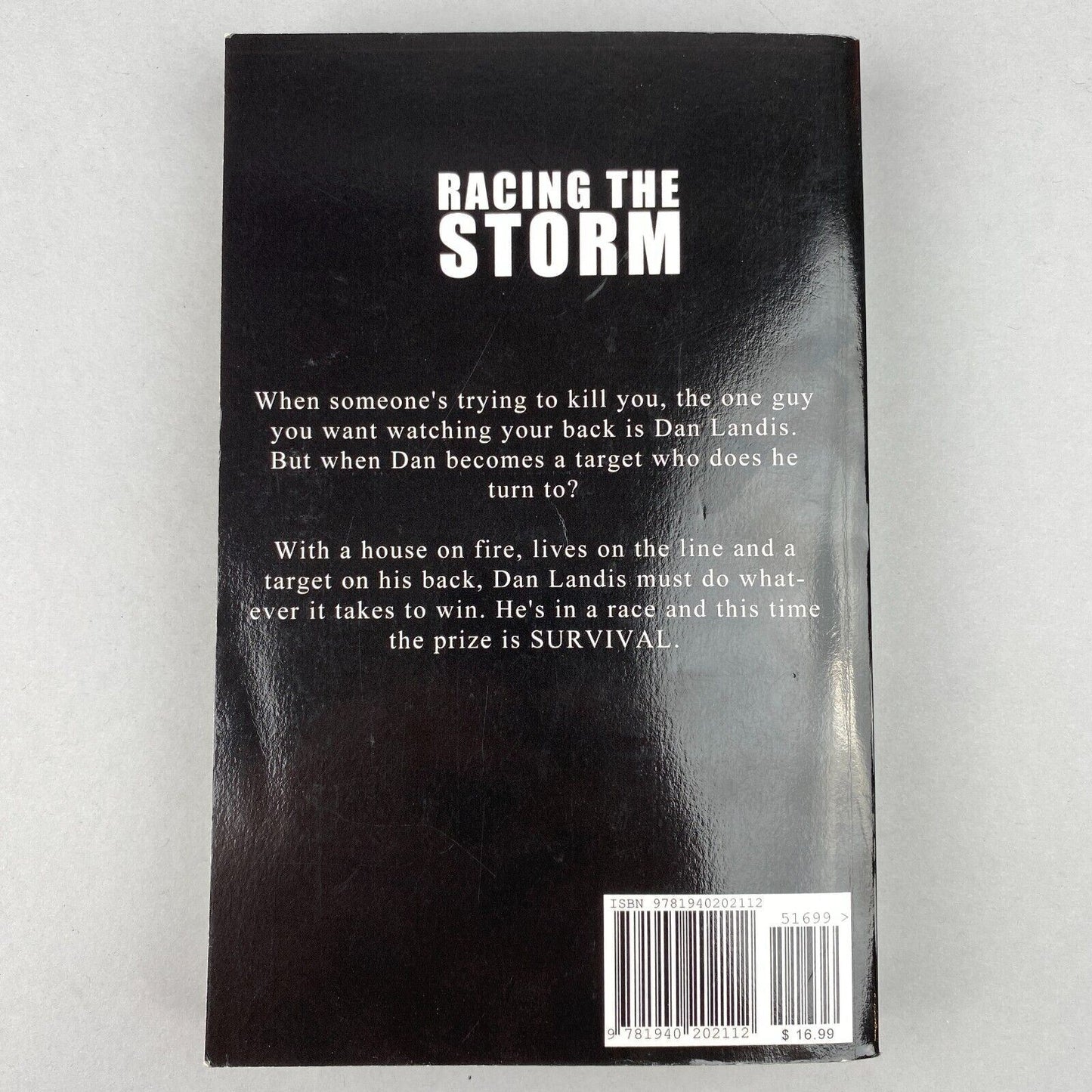 Racing The Storm - The Oncoming Storm Book 4 by Jay Mims Autographed Copy