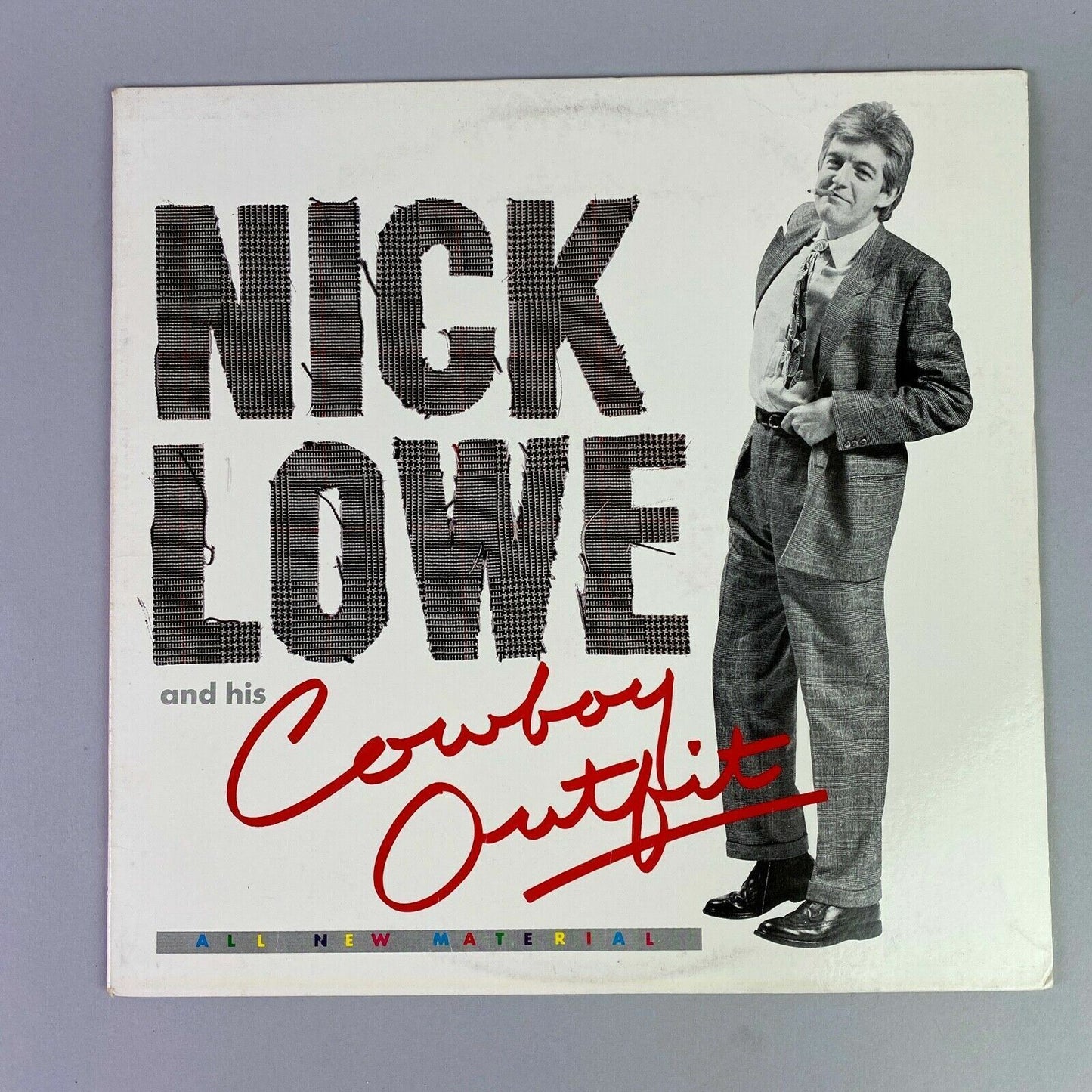 Nick Lowe And His Cowboy Outfit Vinyl Promotional Record, Near Mint