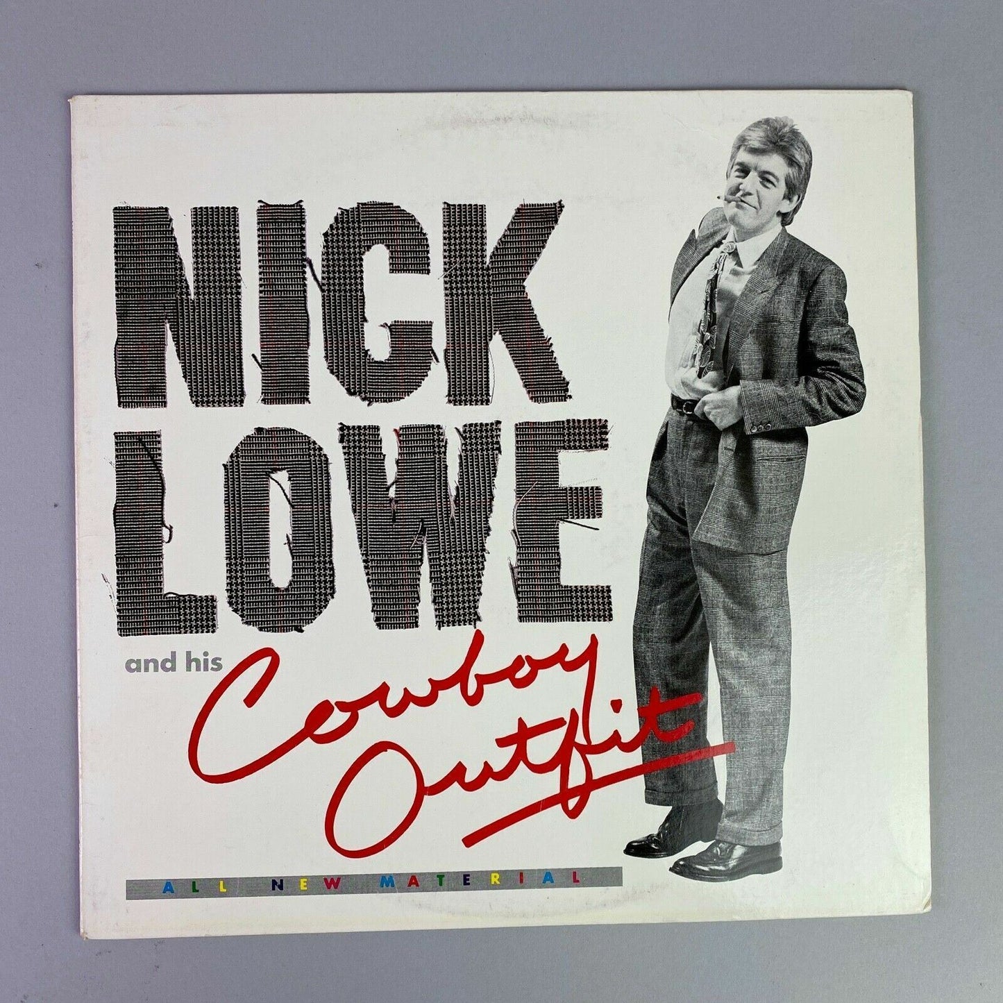 Nick Lowe And His Cowboy Outfit Vinyl Promotional Record, Near Mint