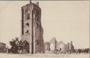 Vintage Antique Postcard: Les Pa Roches - A spect de l’Eglise en ruines 1918